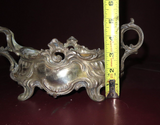 Antique Double Handle Louis XV Style DEPOSE 260 French Silverplate Vase Planter