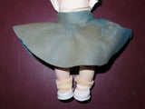 Vintage Horsman Teensie Tot 11" Vinyl Baby Girl Doll in Nurse's Uniform & Hat