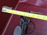 Vintage Reproduction 22" Long Cast Iron Classic Big Wheel Bicycle Model on Stand