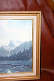 Dino Massaroni 1989 Framed Art Print - Yosemite Valley View w/ El Capitan