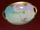 Vintage 4-pc Hand Painted Bavarian China Berry Service w/ Master Bowl 3 Dishes