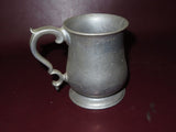 Vintage English 5" Tall Pewter Beer Stein w/ Handle