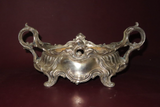 Antique Double Handle Louis XV Style DEPOSE 260 French Silverplate Vase Planter