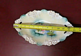 Antique Fine R.S. Prussia Porcelain Water Lily & Gilt 13" Long Oval Serving Bowl