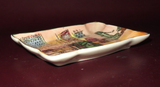 Vintage 5.5" Royal Doulton Dickens Ware "Tony Weller" Rectangle Soap Dish D.6327