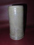 Vintage 8" Tall Signed English Style 1L Turned Pottery Beer Mug - Stamped "E.S."