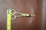 Antique English Style Brass 6" Long Scissor Type Candle Snuffer