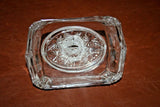 RARE Antique Ornate Early 20th Century Large Etched Glass Cream & Lidded Sugar