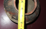 Primitive Hand Made 7" Ecuadorian Latin American Double Handle Clay Cooking Pot