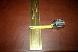 Antique Kelvin Hughes 24" Brass Parallel Ruler Nautical Navigation Tool in Box