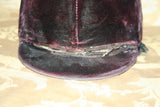 Collectible IRH ProRider Purple Velvet English Horse Riding Helmet - Poor Cond