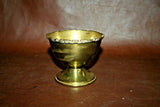 Vintage Mexican Brass 7-pc Coffee & Tea Set w/ Kettle, Pots, Cream & Sugar, Tray