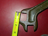 Vintage 16" Long Emerson W1074 Cast Iron Farm Equipment Combination Wrench Tool