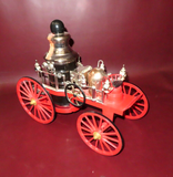 Vintage 1970s Jim Beam 1867 Mississippi Steam Pump Fire Engine Whiskey Decanter