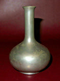 Vintage 5" Tall Royal Holland Pewter Round Bulb Bud Vase - KMD Daalderop