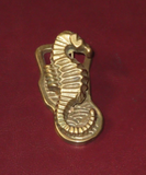 Unique 3" Tall Vintage Brass Seahorse Bottle Opener Clip