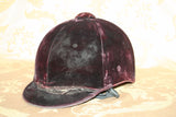 Collectible IRH ProRider Purple Velvet English Horse Riding Helmet - Poor Cond