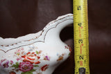 Antique John Maddock & Sons Royal Vitreous Fine English Porcelain Gravy Boat