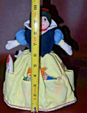 Vintage Reversible Doll Snow White & Seven Dwarfs - Evil Queen w/ Apple on Stand