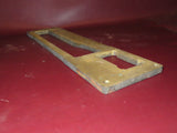 Antique Swiss or German Brass Music Box Bracket Plate Part - As-Is - Part Only