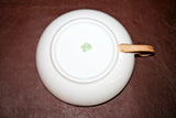 Vintage Nippon Japanese Porcelain Loop Handle Dish w/ Hand Painted Cottage Scene