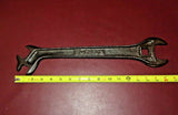 Vintage 16" Long Emerson W1074 Cast Iron Farm Equipment Combination Wrench Tool