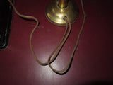 Antique Western Electric Brass Candlestick Telephone w/ Ringer Box - Patent 1904