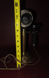 Antique Western Electric Brass Candlestick Telephone w/ Ringer Box - Patent 1904