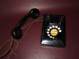 Vintage 1950s Classic Black Western Electric Rotary Telephone w/ R2W Handset