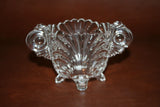 Classic Cambridge Footed Clear Glass Cream & Sugar Set - Caprice Style