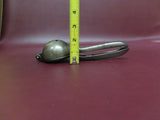 Antique Pearl 8.5" Long Hand Held Metal Lemon Lime Orange Juice Strainer Press