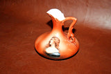 Antique Fine Austrian Porcelain Pitcher w/ Hand Painted Bust Victorian Woman #53