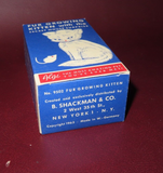 Collectible 1960s Algi Fur Growing Kitten & Magical Mouse Surprise Soap Figure