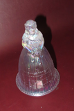 Vintage Imperial White Carnival Glass Suzanne Southern Belle Bride Wedding Bell