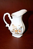 Collectible Miniature Brazilian Porcelain Pitcher w/ Floral & Gilt Decor - Leart