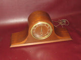 Vintage Seth Thomas Art Deco Wood B1703 Camel Back Electric Mantel Clock - As-Is