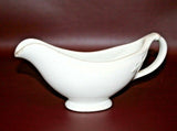 Vintage WW II Era USQMC Military Issue 10" White Porcelain Gravy Boat 4433-P-32