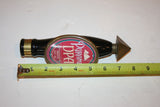 Vintage Pyramid DPA Black Oval Shield Wood Beer Pull Tap Handle w/ Brass Pyramid