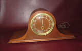 Vintage Seth Thomas Art Deco Wood B1703 Camel Back Electric Mantel Clock - As-Is