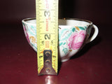 Vintage Lomonosov Porcelain Cup & Saucer w/ Rose Floral Pattern - Made in Russia