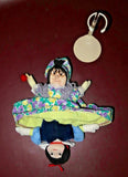 Vintage Reversible Doll Snow White & Seven Dwarfs - Evil Queen w/ Apple on Stand